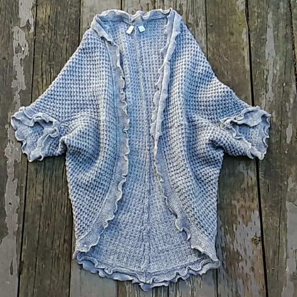 Moth Rocia Ruffle Wool Cardigan - Picture 3 of 8